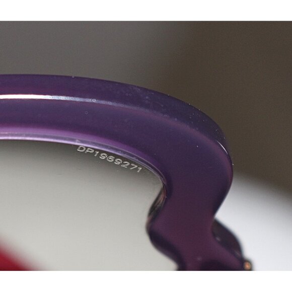 Miu Miu Butterfly Scenique Cat Eye Frame Sunglasses, Violet, Prada Case, New - Picture 4 of 13